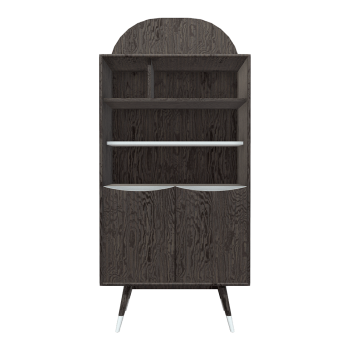 法式古典风乌木餐厅橱柜