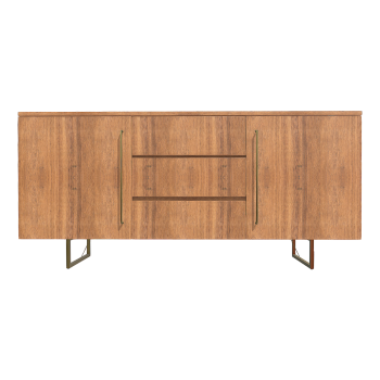 意式简约风橡木多功能电视柜