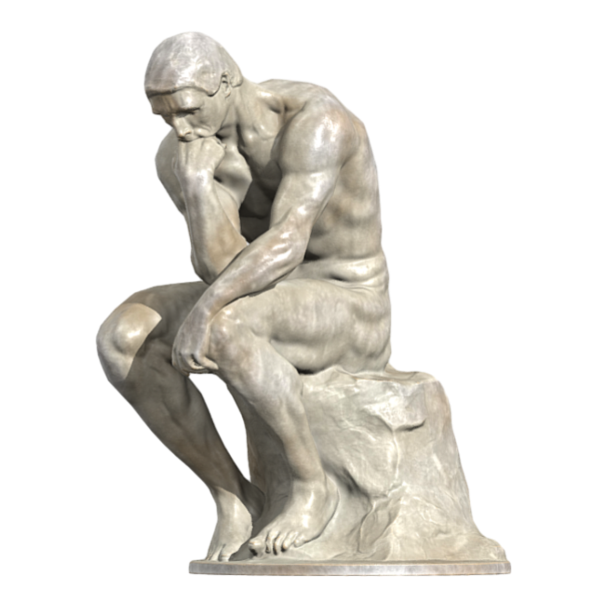 巴黎罗丹美术馆的石膏像 《思想者》 | 雕像,雕像3D模型,思想者,奥古斯特·罗丹,石膏制品,巴黎罗丹美术馆,石膏像,美术馆藏品,神曲,巴黎艺术品,3D模型,3D打印,3D素材,obj,glTF,fbx,dae,stl,3ds,glb,usdz,3dmax,blender模型,VisionPro,3D建模,3D扫描,3d打印模型