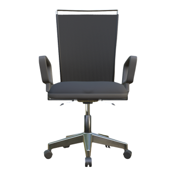 北欧式现代风黑色布艺办公旋转椅