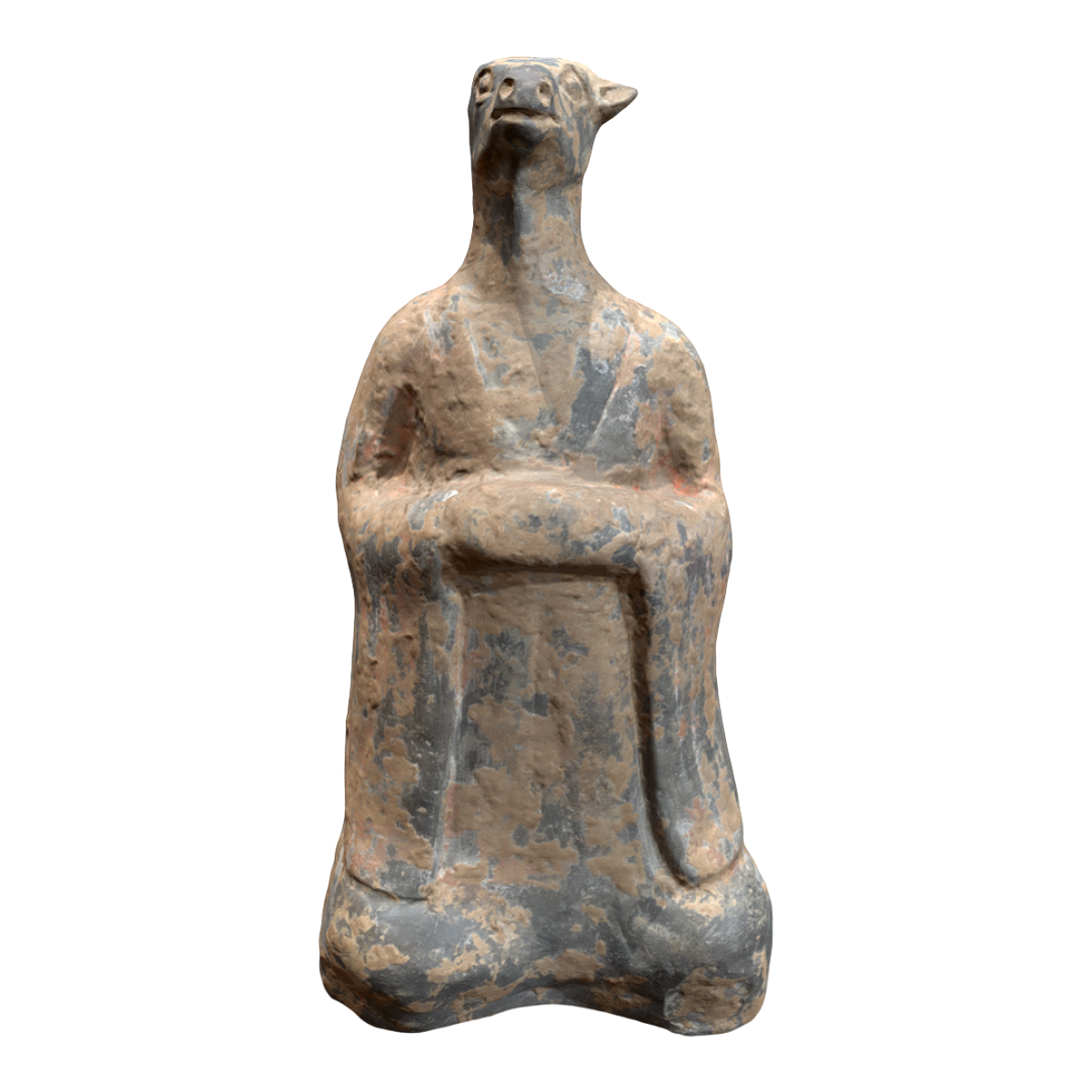 北魏时期的黄道十二宫陶俑：陶俑牛 | 十二生肖,博物馆藏品,中国文物,克利夫兰艺术博物馆,北魏时期,陶俑,北魏陶俑,牛陶俑,黄道十二宫,陶俑3D模型,3D模型,3D打印,3D素材,obj,glTF,fbx,dae,stl,3ds,glb,usdz,3dmax,blender模型,VisionPro,3D建模,3D扫描,3d打印模型