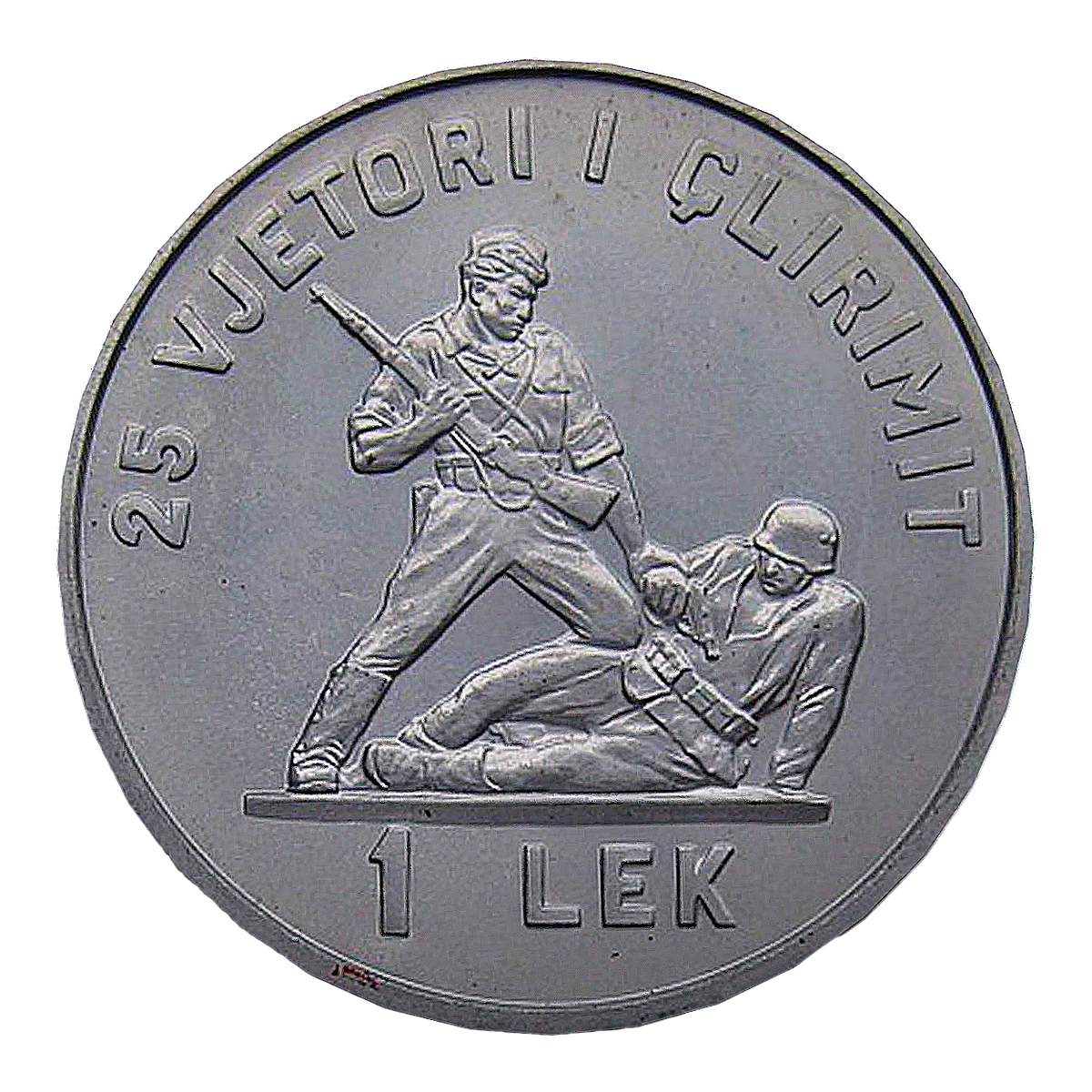 阿尔巴尼亚列克货币一列克二战解放25周年纪念币 | 硬币3D模型,货币,纪念币,硬币,阿尔巴尼亚列克,列克,阿尔巴尼亚列克货币,阿尔巴尼亚共和国,一列克,阿尔巴尼亚二战解放25周年纪念币,3D模型,3D打印,3D素材,obj,glTF,fbx,dae,stl,3ds,glb,usdz,3dmax,blender模型,VisionPro,3D建模,3D扫描,3d打印模型