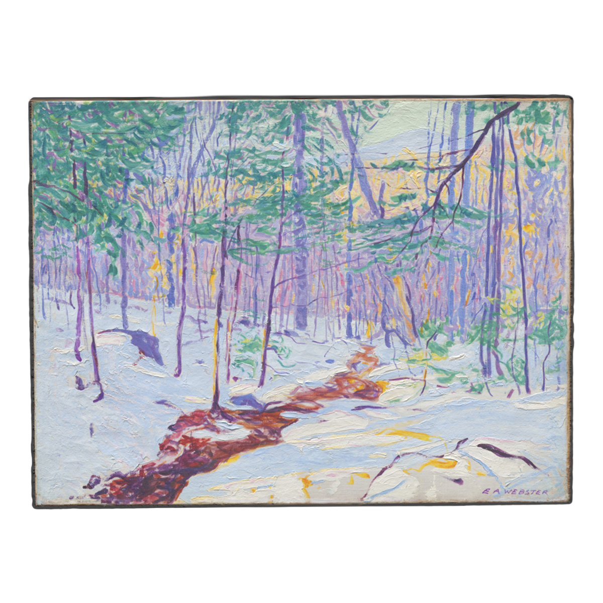 有E·安布罗斯·韦伯斯特创作的《冬天的溪流》 | 油画,艺术品,名画,艺术家,画家,美国艺术家,布面油画,冬天的溪流,E·安布罗斯·韦伯斯特,二十世纪艺术,3D模型,3D打印,3D素材,obj,glTF,fbx,dae,stl,3ds,glb,usdz,3dmax,blender模型,VisionPro,3D建模,3D扫描,3d打印模型