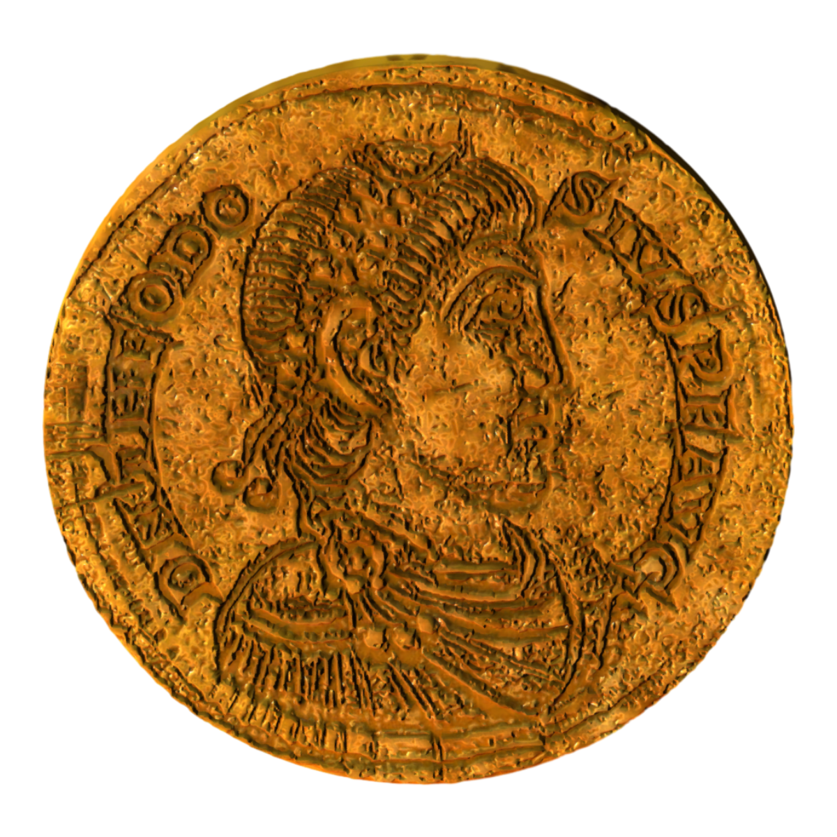 拜占庭帝国公元641年发行的 索里都斯金币 | 硬币3D模型,黄金制品,硬币,拜占庭帝国,拜占庭帝国货币,索里都斯金币,金币,拜占庭金币,索里都斯,六世纪货币,3D模型,3D打印,3D素材,obj,glTF,fbx,dae,stl,3ds,glb,usdz,3dmax,blender模型,VisionPro,3D建模,3D扫描,3d打印模型