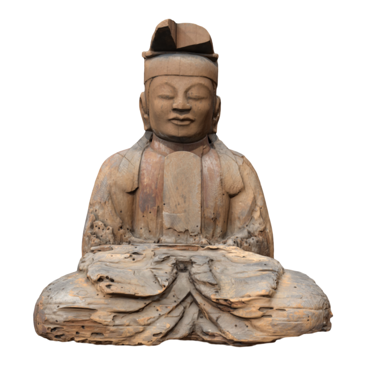 日本平安时期木雕《神道教神》 | 雕像,木雕,博物馆藏品,日本文物,克利夫兰艺术博物馆,日本木雕,神道教,神道教雕像,平安时期文物,五世纪文物,3D模型,3D打印,3D素材,obj,glTF,fbx,dae,stl,3ds,glb,usdz,3dmax,blender模型,VisionPro,3D建模,3D扫描,3d打印模型