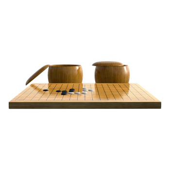 楠竹刻线棋盘五子棋围棋