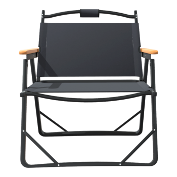 北欧户外露营折叠靠椅-黑色
