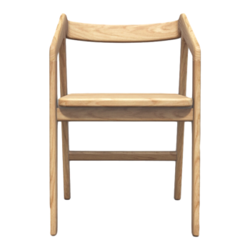 现代居家简约全实木靠背椅扶手椅休闲椅