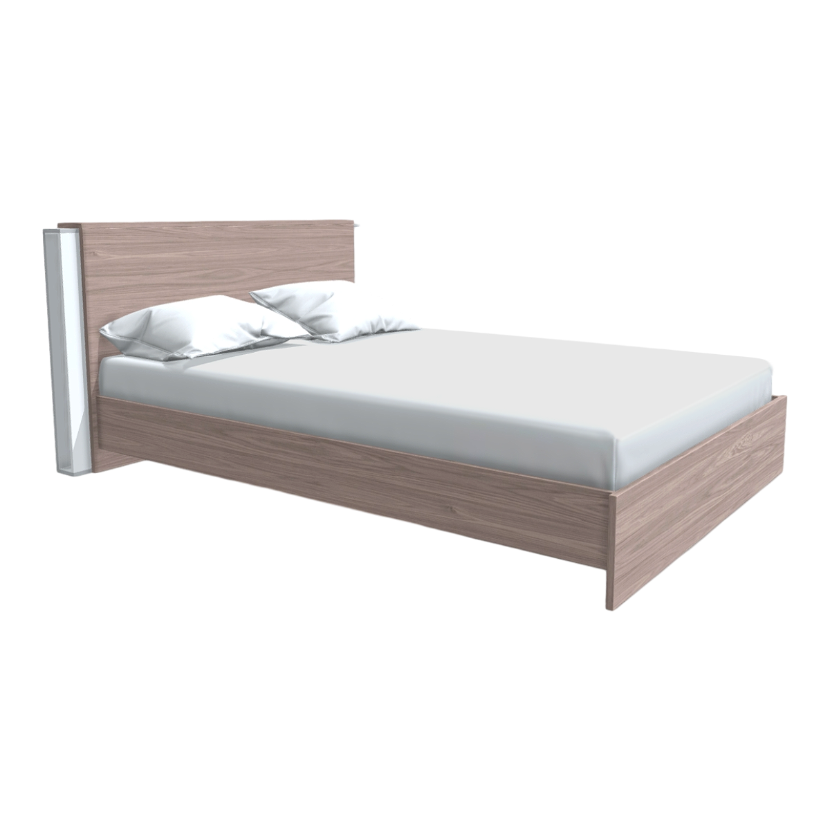 北欧水曲柳实木靠背白色双人床板条床 | 实木,白色,床,双人床,北欧,室内家具,床3D模型,靠背床,水曲柳木,板条床,3D模型,3D打印,3D素材,obj,glTF,fbx,dae,stl,3ds,glb,usdz,3dmax,blender模型,VisionPro,3D建模,3D扫描,3d打印模型