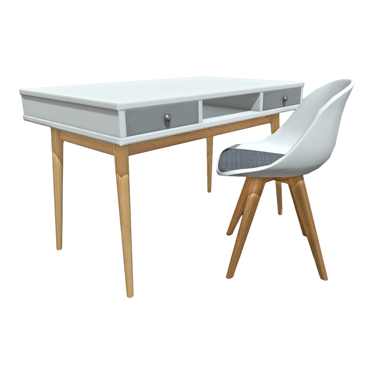 家用办公学习橡木实木白色抽屉桌靠背坐垫椅桌椅组合 | 实木,白色,桌椅组合,办公,家用,学习,橡木,抽屉桌,桌椅3D模型,靠背坐垫椅,3D模型,3D打印,3D素材,obj,glTF,fbx,dae,stl,3ds,glb,usdz,3dmax,blender模型,VisionPro,3D建模,3D扫描,3d打印模型
