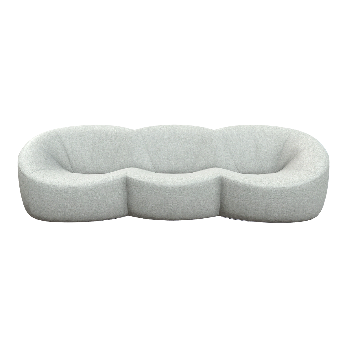 现代创意灰色布艺三人连体沙发靠背扶手沙发 | 沙发,三人沙发,现代,布艺,沙发3D模型,室内家具,创意,灰色,靠背扶手沙发,连体沙发,3D模型,3D打印,3D素材,obj,glTF,fbx,dae,stl,3ds,glb,usdz,3dmax,blender模型,VisionPro,3D建模,3D扫描,3d打印模型