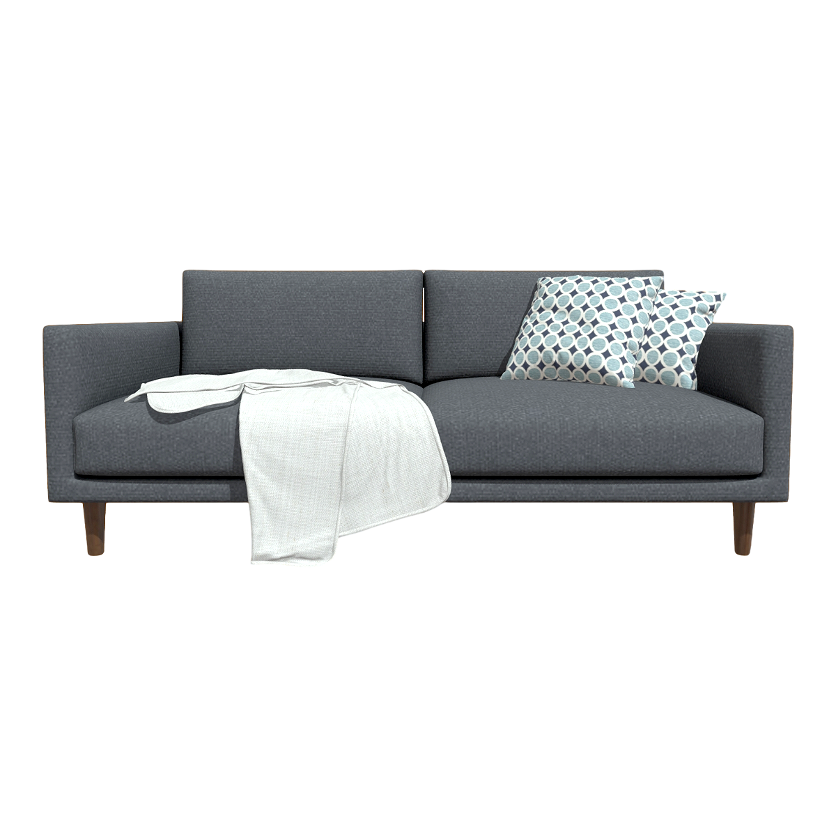 北欧居家黑胡桃实木灰色布艺双人靠背扶手沙发 | 实木,北欧,双人沙发,布艺,沙发3D模型,室内家具,黑胡桃木,灰色,居家,靠背扶手沙发,3D模型,3D打印,3D素材,obj,glTF,fbx,dae,stl,3ds,glb,usdz,3dmax,blender模型,VisionPro,3D建模,3D扫描,3d打印模型