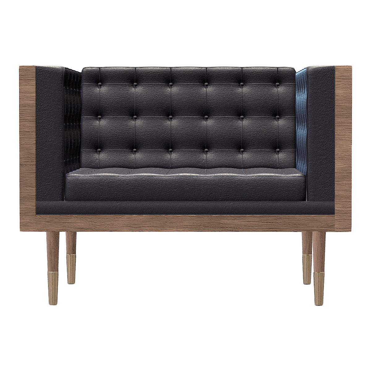 美式创意黑胡桃实木黑色真皮围椅沙发椅方形沙发 | 沙发椅,实木,美式,真皮,黑色,室内家具,创意,黑胡桃木,方形沙发,围椅沙发,3D模型,3D打印,3D素材,obj,glTF,fbx,dae,stl,3ds,glb,usdz,3dmax,blender模型,VisionPro,3D建模,3D扫描,3d打印模型