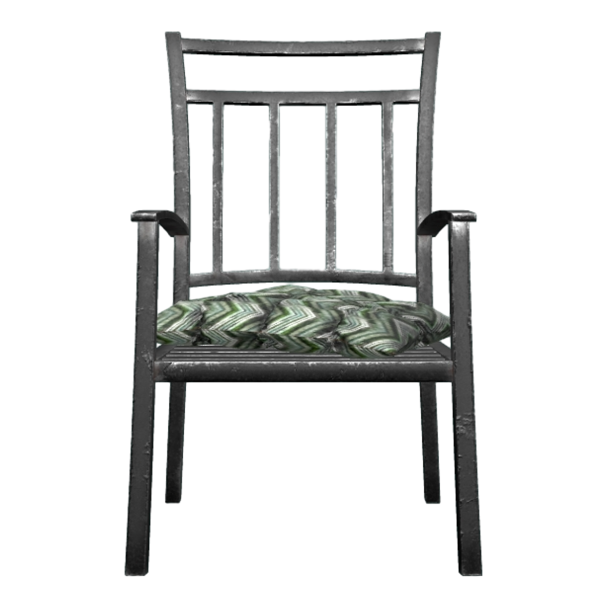 欧式室内户外全金属黑漆镂空设计靠背扶手椅-绿色折纹靠枕椅 | 欧式,户外,椅子3D模型,布艺,镂空,室内家具,黑漆,靠背扶手椅,全金属,绿色折纹,3D模型,3D打印,3D素材,obj,glTF,fbx,dae,stl,3ds,glb,usdz,3dmax,blender模型,VisionPro,3D建模,3D扫描,3d打印模型