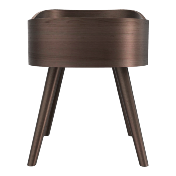 北欧黑檀实木床头柜抽屉柜高脚柜