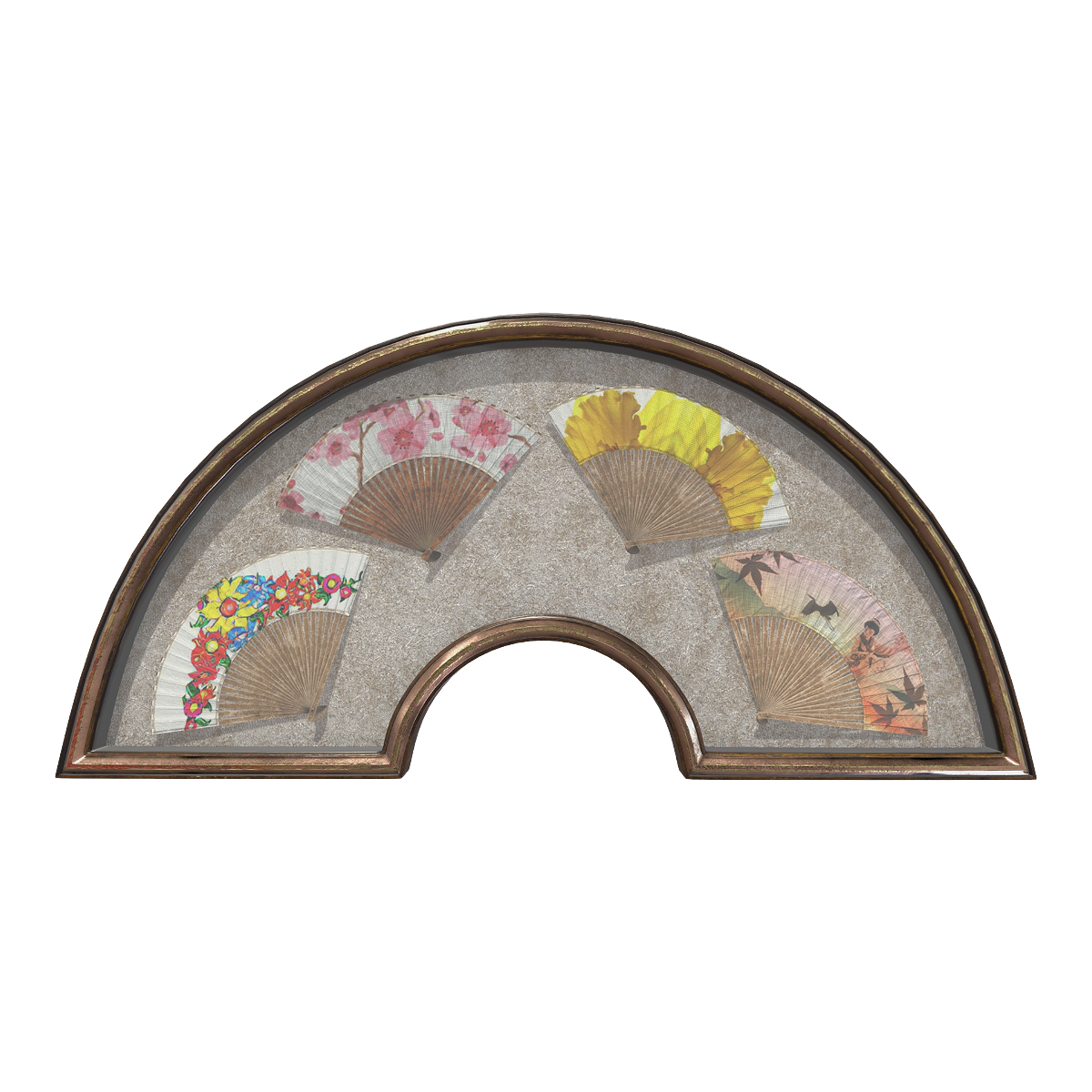 家用扇形黑胡桃实木框架米黄色布艺玻璃展示架折扇展示架 | 艺术品,布艺,家用,黑胡桃木,展示架3D模型,米黄色,实木框架,扇形,玻璃展示架,折扇展示架,3D模型,3D打印,3D素材,obj,glTF,fbx,dae,stl,3ds,glb,usdz,3dmax,blender模型,VisionPro,3D建模,3D扫描,3d打印模型