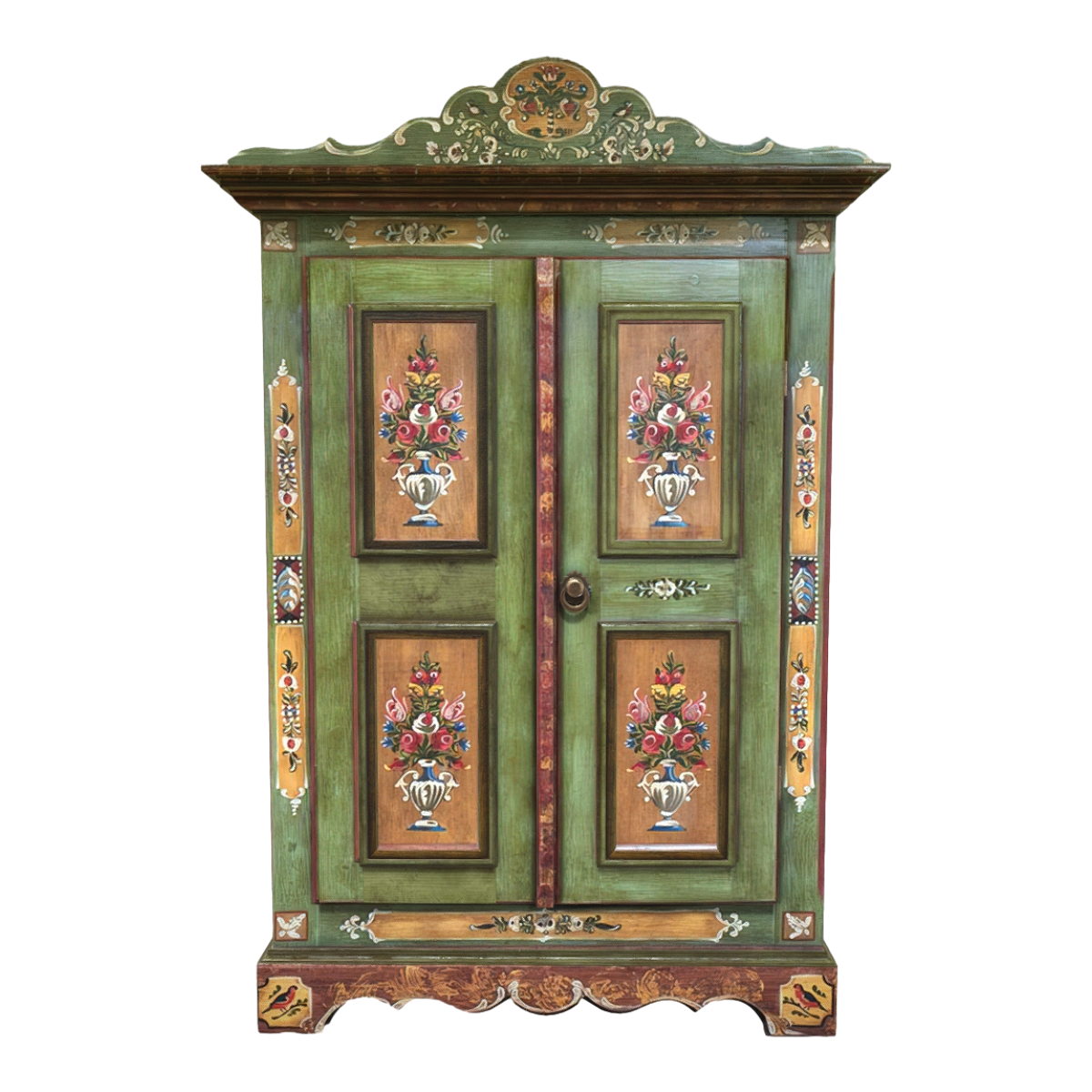  美式乡村金属握把橡木实木雕刻绿漆彩绘双开门衣柜 | 美式,柜子3D模型,衣柜,橡木,乡村,彩绘,双开门柜,绿漆,实木雕刻,金属握把,3D模型,3D打印,3D素材,obj,glTF,fbx,dae,stl,3ds,glb,usdz,3dmax,blender模型,VisionPro,3D建模,3D扫描,3d打印模型