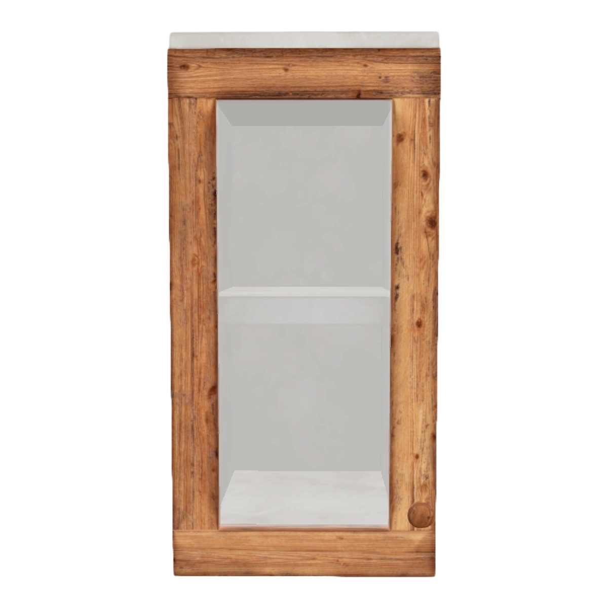 家用厨房老榆木实木白漆单开玻璃门橱柜隔板柜 | 橱柜,家用,柜子3D模型,全实木,老榆木,白漆,单开门柜,隔板柜,玻璃门,两格柜,3D模型,3D打印,3D素材,obj,glTF,fbx,dae,stl,3ds,glb,usdz,3dmax,blender模型,VisionPro,3D建模,3D扫描,3d打印模型