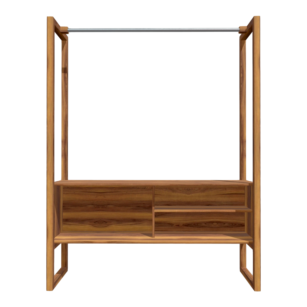 现代居家金属杆全深色橡木实木框架衣架柜收纳柜置物架 | 置物架,收纳柜,室内家具,全实木,架子3D模型,居家,深色橡木,金属杆,实木框架,衣架柜,3D模型,3D打印,3D素材,obj,glTF,fbx,dae,stl,3ds,glb,usdz,3dmax,blender模型,VisionPro,3D建模,3D扫描,3d打印模型