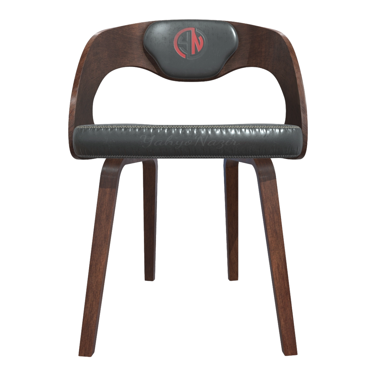 现代客厅黑胡桃木框架黑色皮革单人坐垫镂空设计靠背扶手椅 | 单人椅,现代,椅子3D模型,黑胡桃木,坐垫椅,皮革椅,镂空设计,靠背扶手椅,黑色皮革,实木框架,3D模型,3D打印,3D素材,obj,glTF,fbx,dae,stl,3ds,glb,usdz,3dmax,blender模型,VisionPro,3D建模,3D扫描,3d打印模型