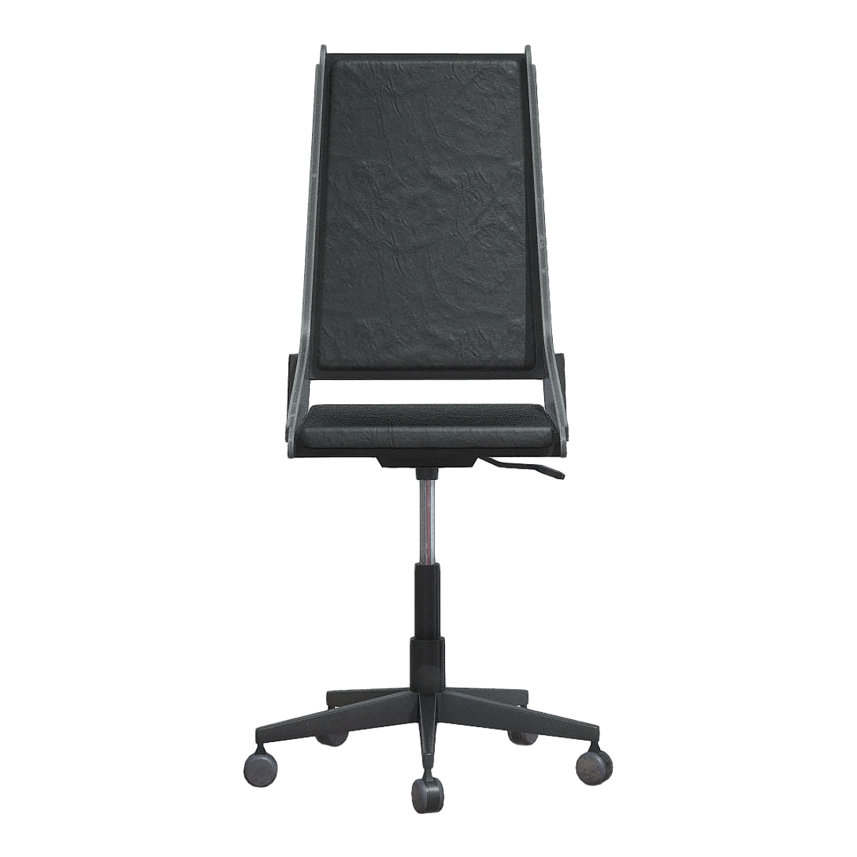 现代科幻风金属支架部件黑色塑料框架皮革单人靠背旋转升降高背椅 | 单人椅,靠背椅,椅子3D模型,皮革椅,高背椅,黑色皮革,科幻风,旋转升降椅,黑色塑料框架,金属支架部件,3D模型,3D打印,3D素材,obj,glTF,fbx,dae,stl,3ds,glb,usdz,3dmax,blender模型,VisionPro,3D建模,3D扫描,3d打印模型