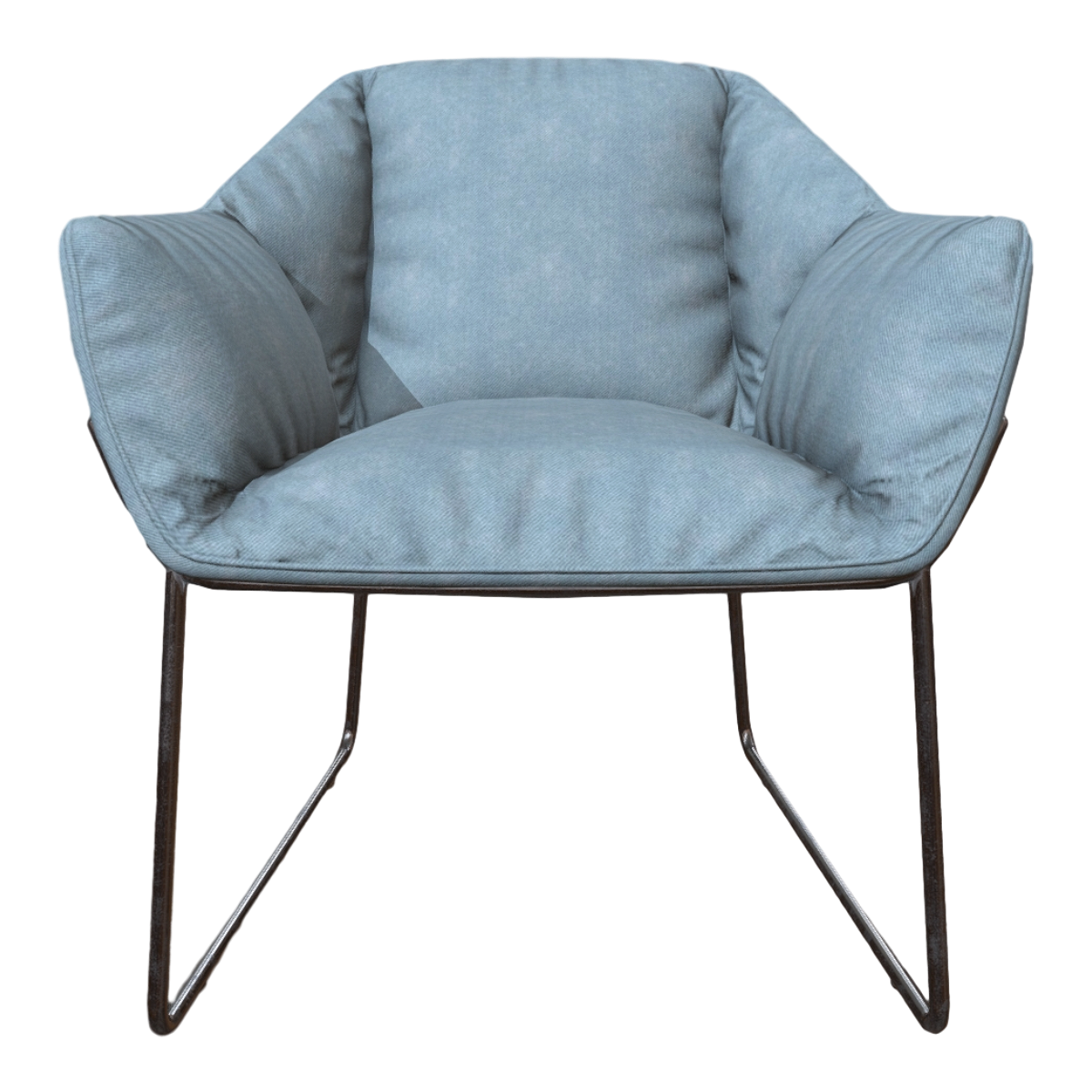 北欧休闲金属支架浅蓝色布艺单人靠背扶手沙发椅 | 沙发,沙发椅,单人沙发,北欧,室内家具,布艺沙发,休闲沙发,金属支架,靠背扶手沙发,浅蓝色布艺,3D模型,3D打印,3D素材,obj,glTF,fbx,dae,stl,3ds,glb,usdz,3dmax,blender模型,VisionPro,3D建模,3D扫描,3d打印模型