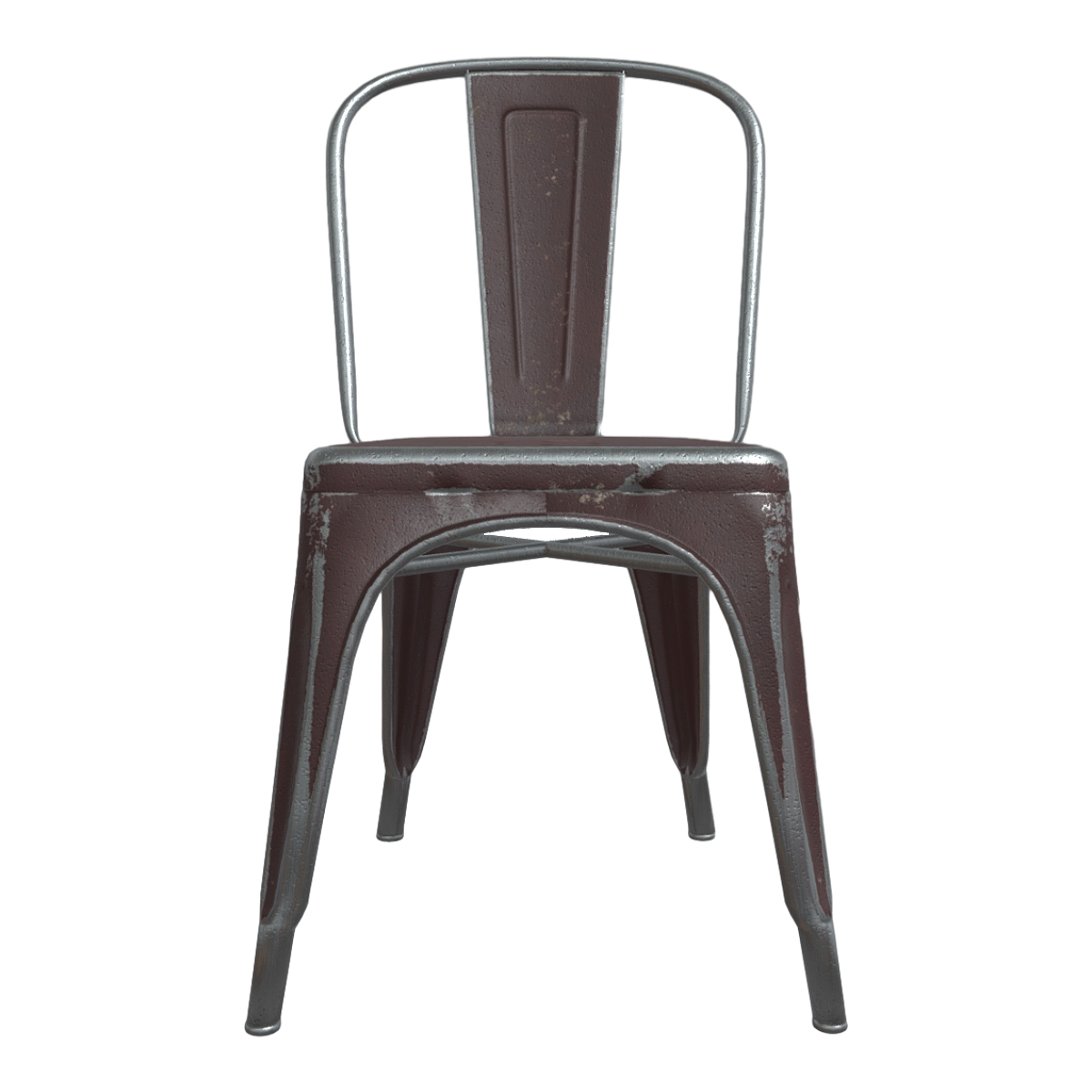 做旧掉漆全不锈钢金属单人四脚镂空设计靠背休闲椅 | 单人椅,做旧,靠背椅,休闲椅,椅子3D模型,金属椅,四脚椅,镂空设计,不锈钢金属,掉漆,3D模型,3D打印,3D素材,obj,glTF,fbx,dae,stl,3ds,glb,usdz,3dmax,blender模型,VisionPro,3D建模,3D扫描,3d打印模型