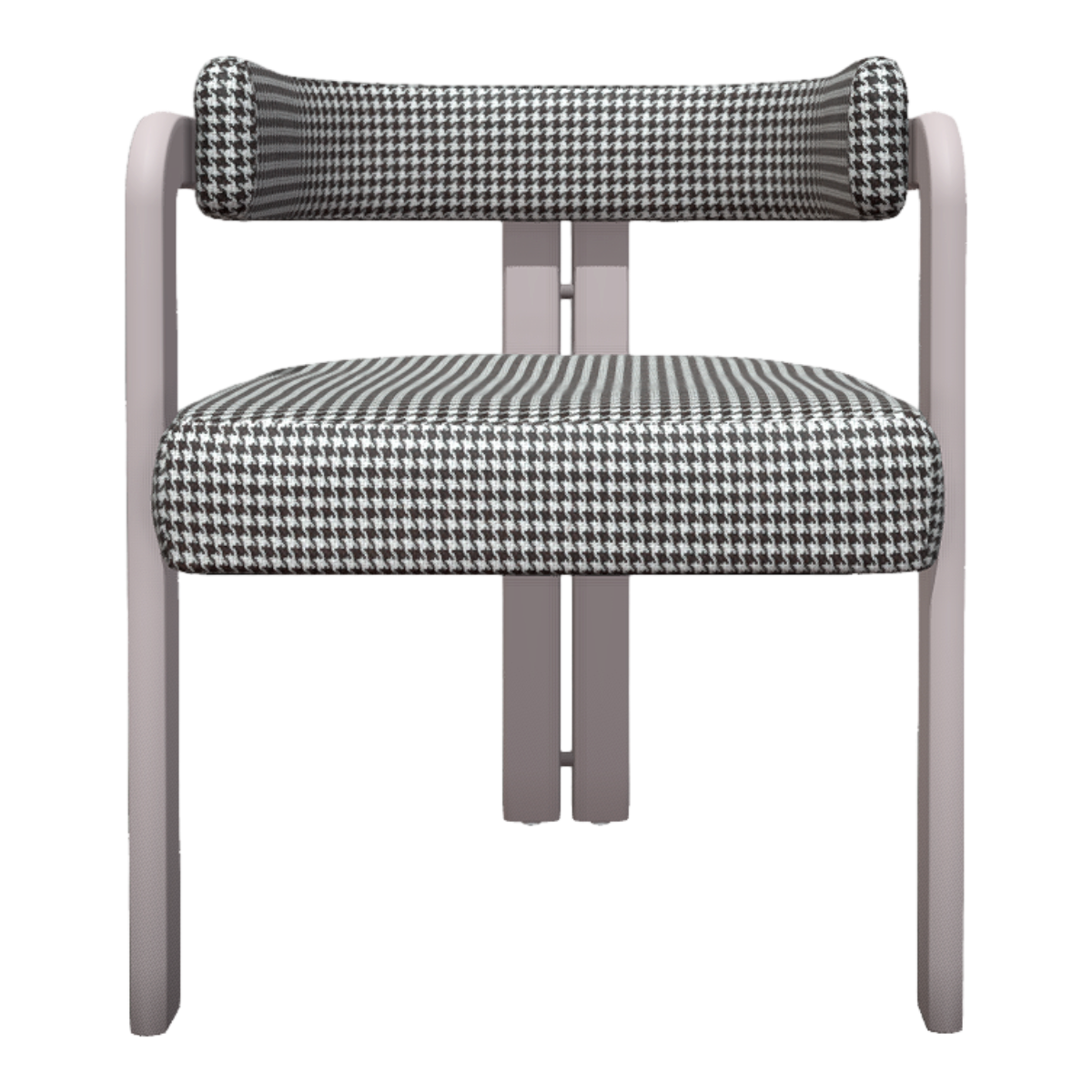 居家薄柿色金属框架黑白色斑点布艺坐垫单人靠背扶手围椅 | 单人椅,休闲椅,椅子3D模型,坐垫椅,布艺椅,围椅,居家,靠背扶手椅,黑白色斑点布艺,薄柿色金属框架,3D模型,3D打印,3D素材,obj,glTF,fbx,dae,stl,3ds,glb,usdz,3dmax,blender模型,VisionPro,3D建模,3D扫描,3d打印模型