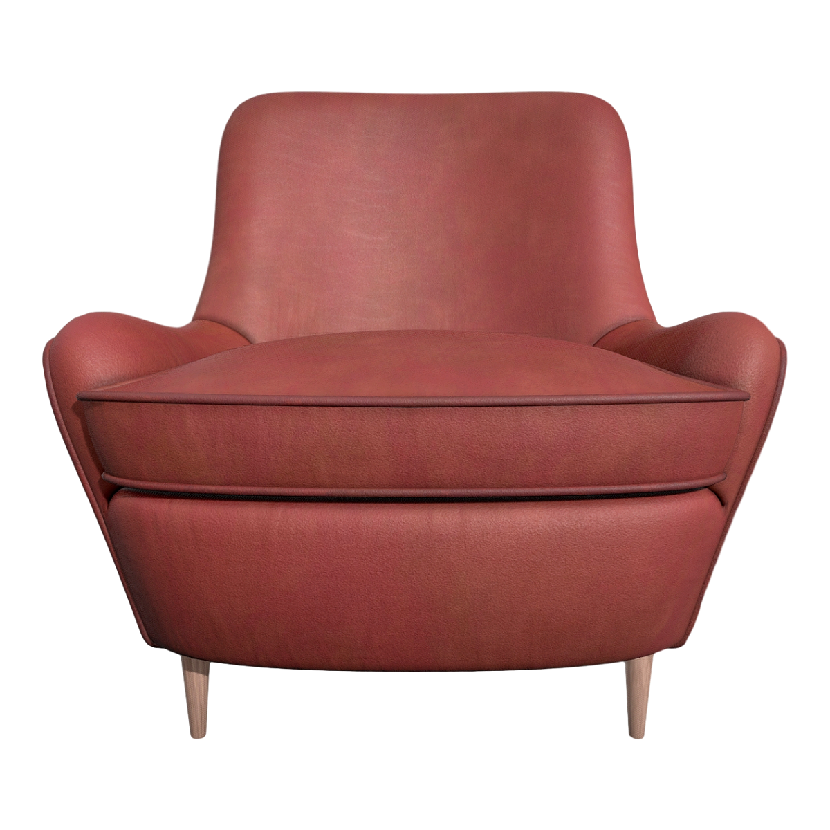 北欧客厅橡木实木四脚支架红色皮革坐垫单人靠背扶手沙发椅 | 沙发椅,单人沙发,北欧,沙发3D模型,橡木,皮革沙发,靠背扶手沙发,红色皮革,坐垫沙发,实木四脚支架,3D模型,3D打印,3D素材,obj,glTF,fbx,dae,stl,3ds,glb,usdz,3dmax,blender模型,VisionPro,3D建模,3D扫描,3d打印模型