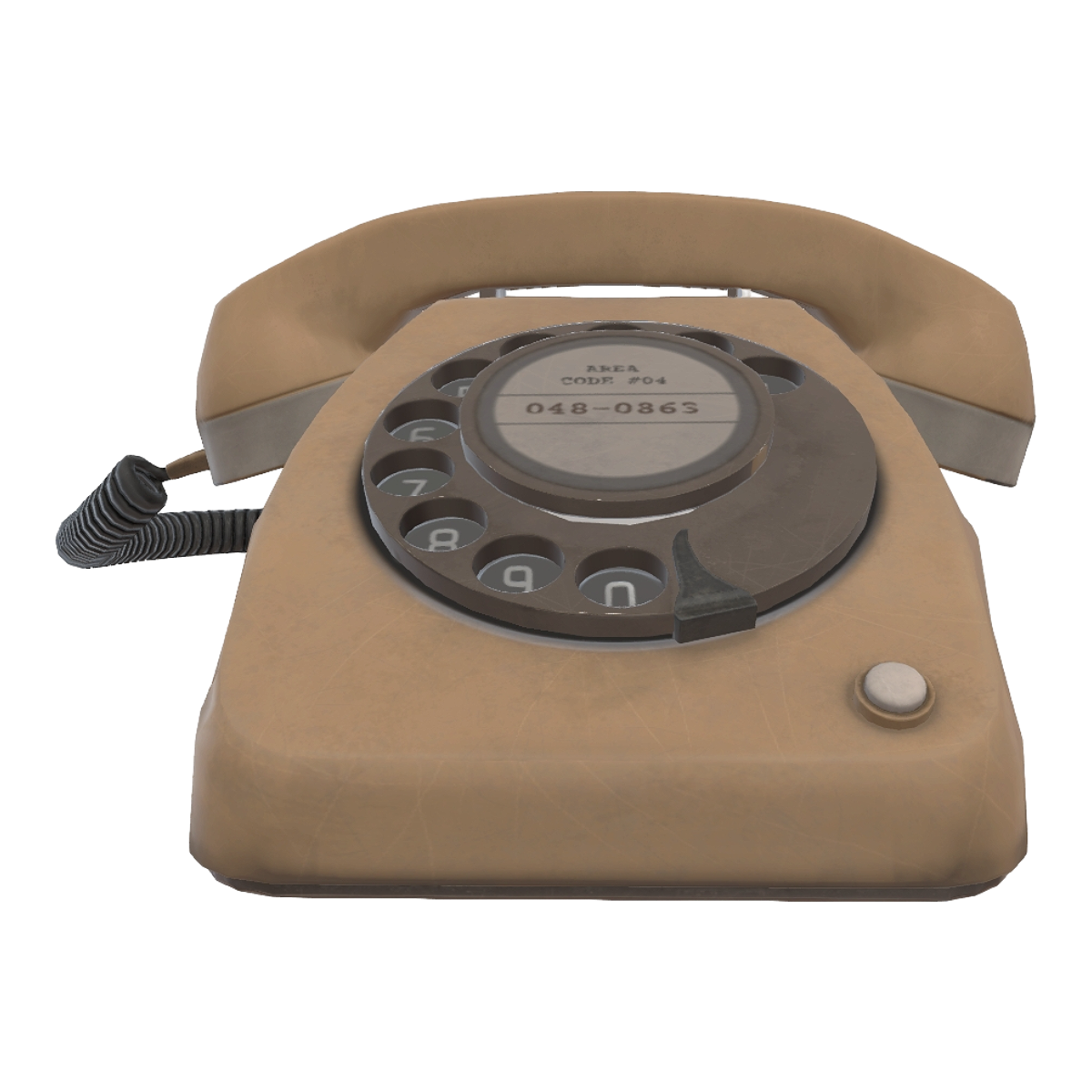 复古老式转盘式固定座机电话 | 家用,座机电话,电话,电话3D模型,电话机,棕色,转盘式电话,老式电话,固定座机电话,拨号电话,3D模型,3D打印,3D素材,obj,glTF,fbx,dae,stl,3ds,glb,usdz,3dmax,blender模型,VisionPro,3D建模,3D扫描,3d打印模型