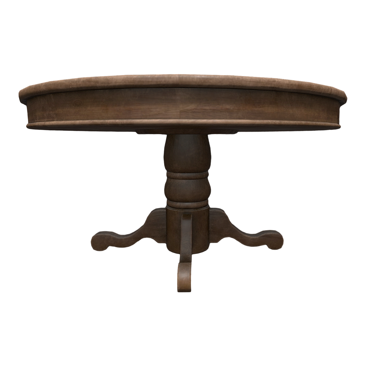 美式家用黑胡桃木会议圆桌餐桌-无桌布 | 餐桌,实木桌,会议桌,美式,圆桌,家用,桌子3D模型,室内家具,黑胡桃木,四脚桌,3D模型,3D打印,3D素材,obj,glTF,fbx,dae,stl,3ds,glb,usdz,3dmax,blender模型,VisionPro,3D建模,3D扫描,3d打印模型