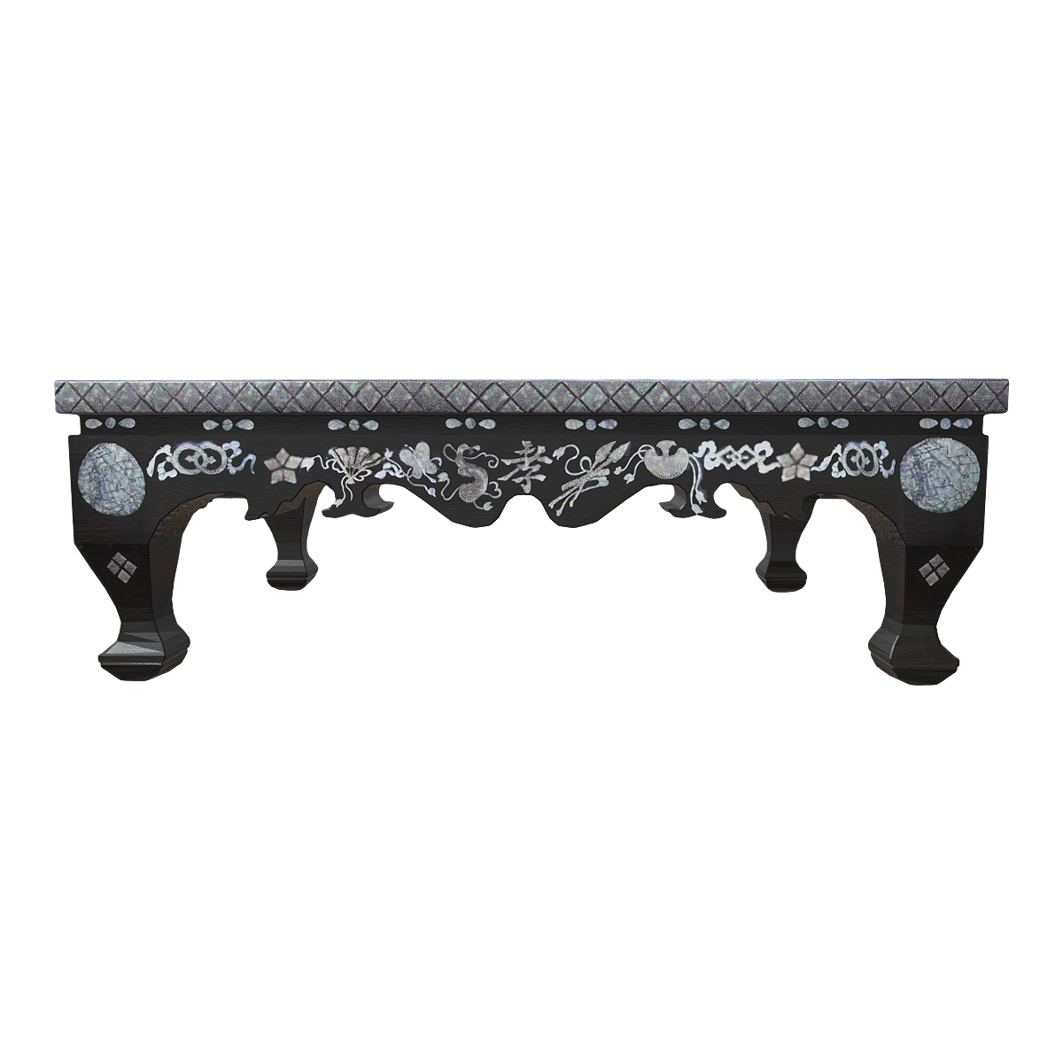 朝鲜复古黑檀木精美雕刻矮桌-方形矮桌 | 复古,实木桌,矮桌,方桌,桌子3D模型,黑檀木,实木雕刻,精美雕刻,朝鲜,彩色花纹,3D模型,3D打印,3D素材,obj,glTF,fbx,dae,stl,3ds,glb,usdz,3dmax,blender模型,VisionPro,3D建模,3D扫描,3d打印模型